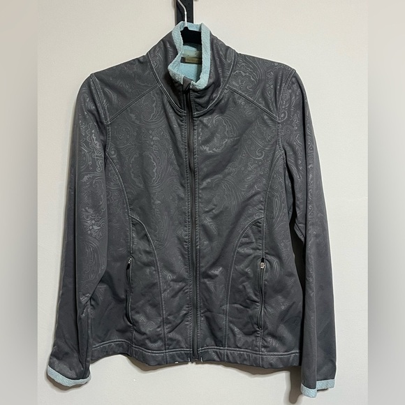 Athleta Floral Imperfection Jacket Sz Med - Picture 2 of 10